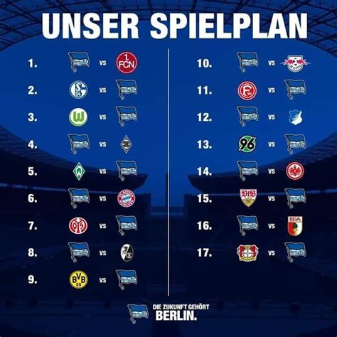 hertha bsc spielplan 2023